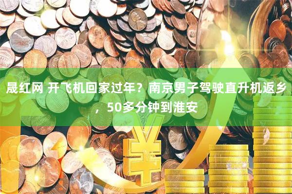 晟红网 开飞机回家过年？南京男子驾驶直升机返乡，50多分钟到淮安