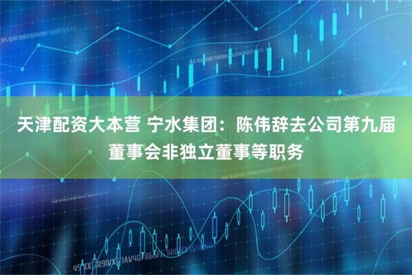 天津配资大本营 宁水集团：陈伟辞去公司第九届董事会非独立董事等职务
